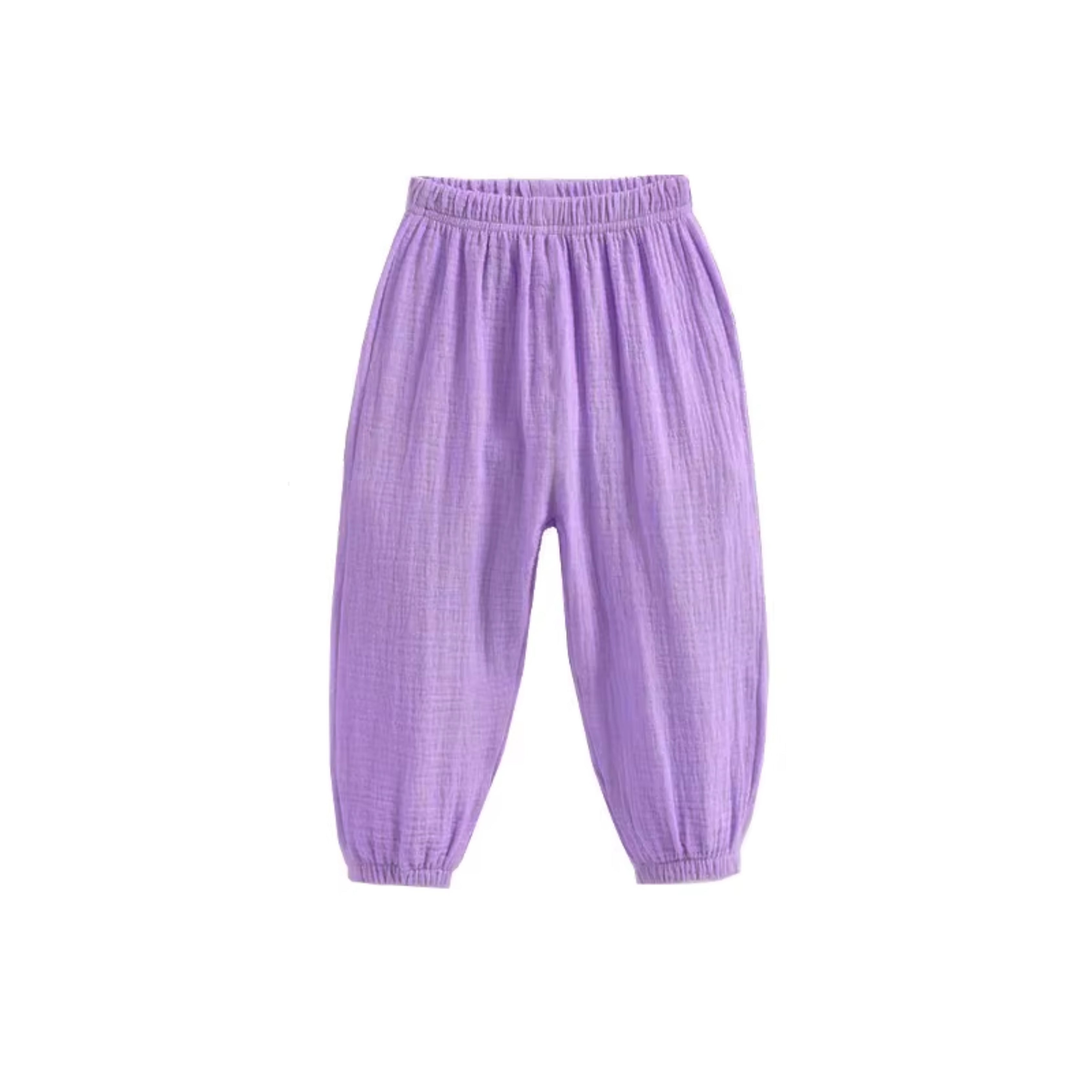 Çocuk Yazlık Elastik Harem Pantolon Unisex