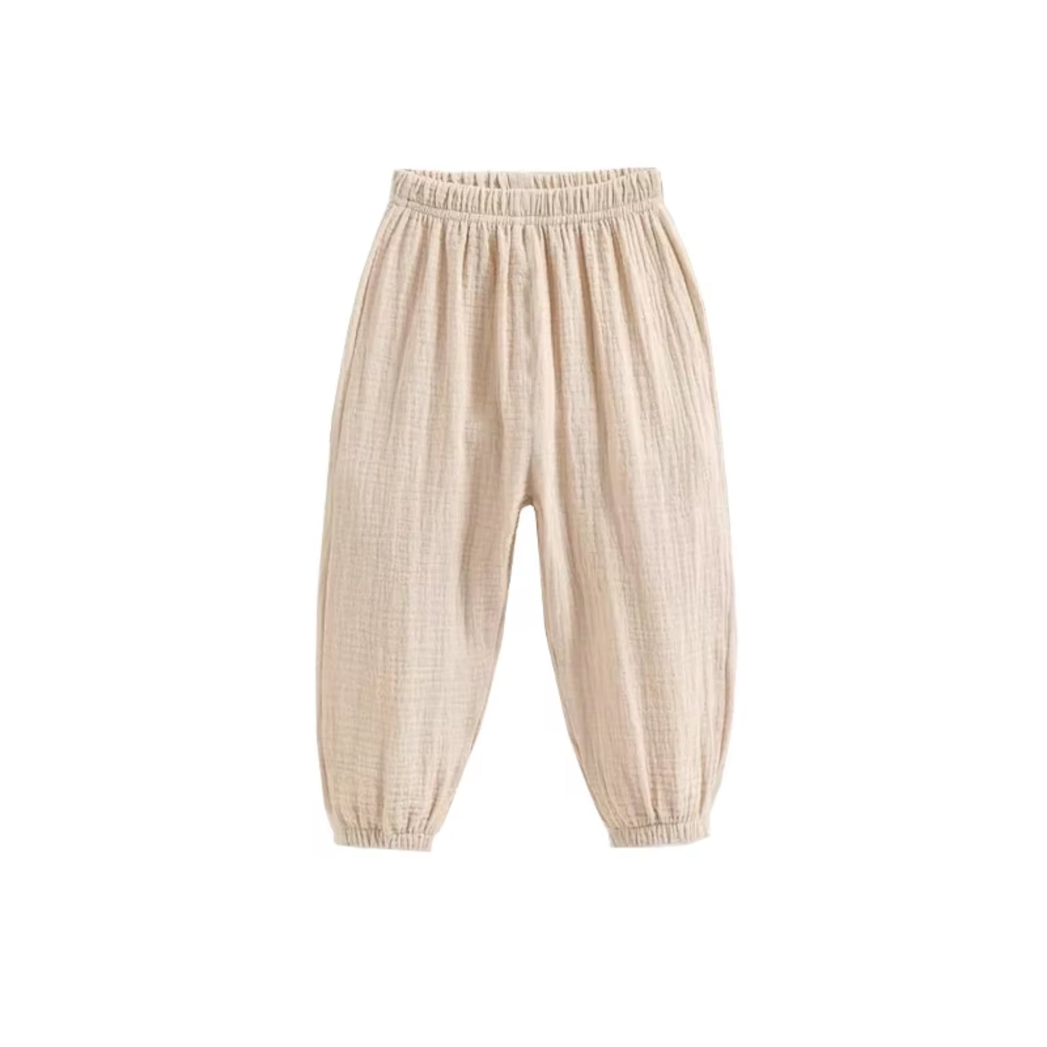 Çocuk Yazlık Elastik Harem Pantolon Unisex