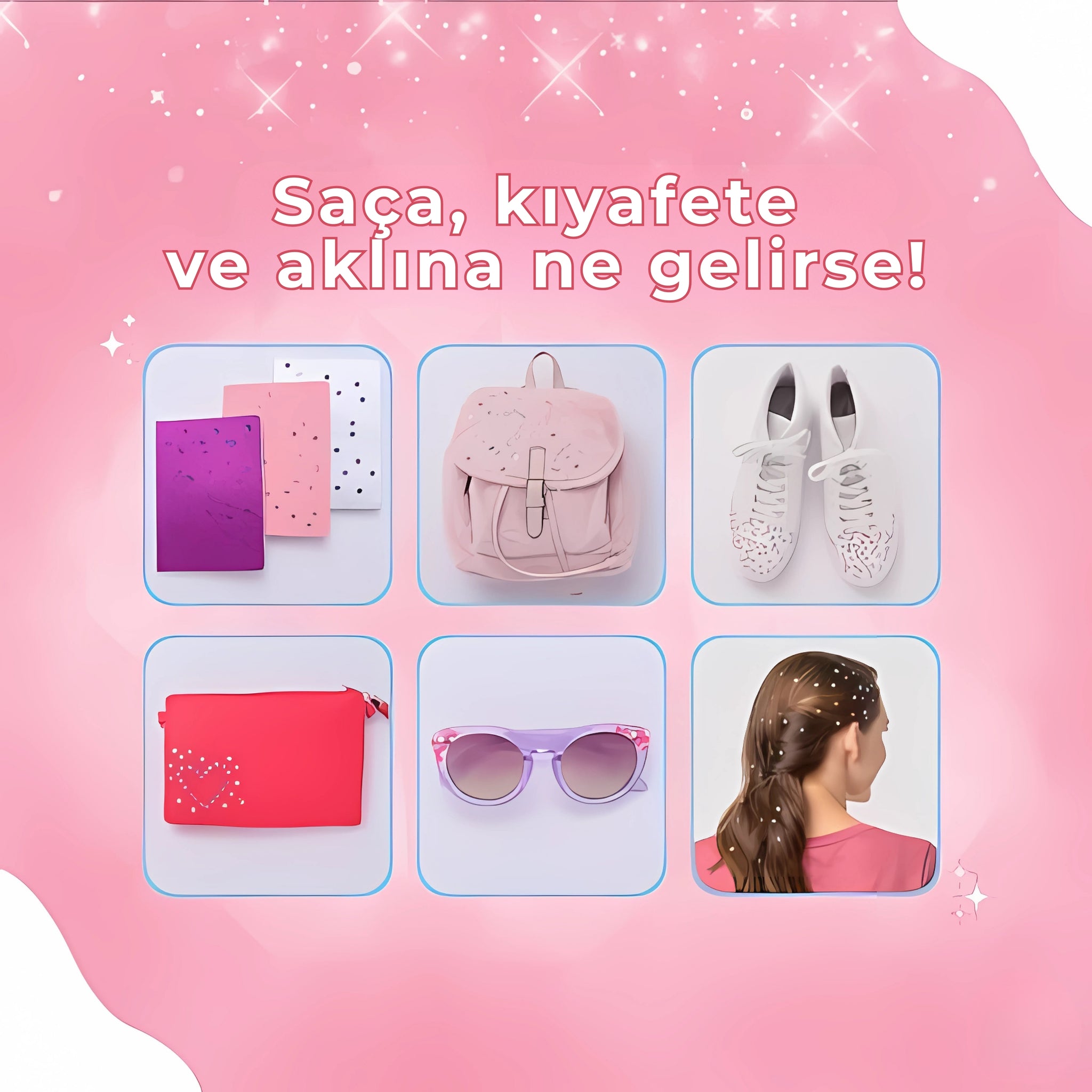 Bling Bling® Saç Aksesuar Sticker