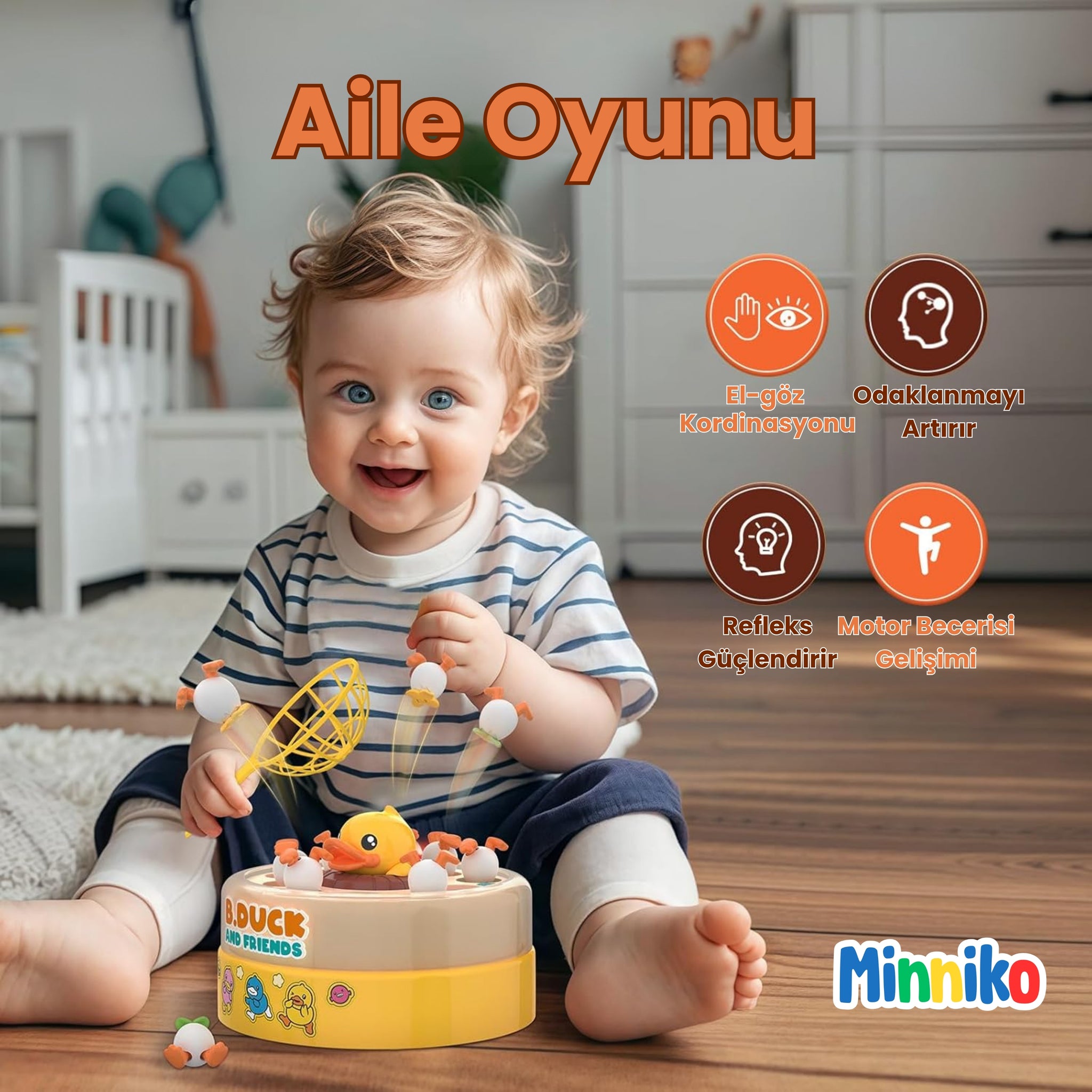 Minik Ördekler® Ördek Yakalama Oyunu