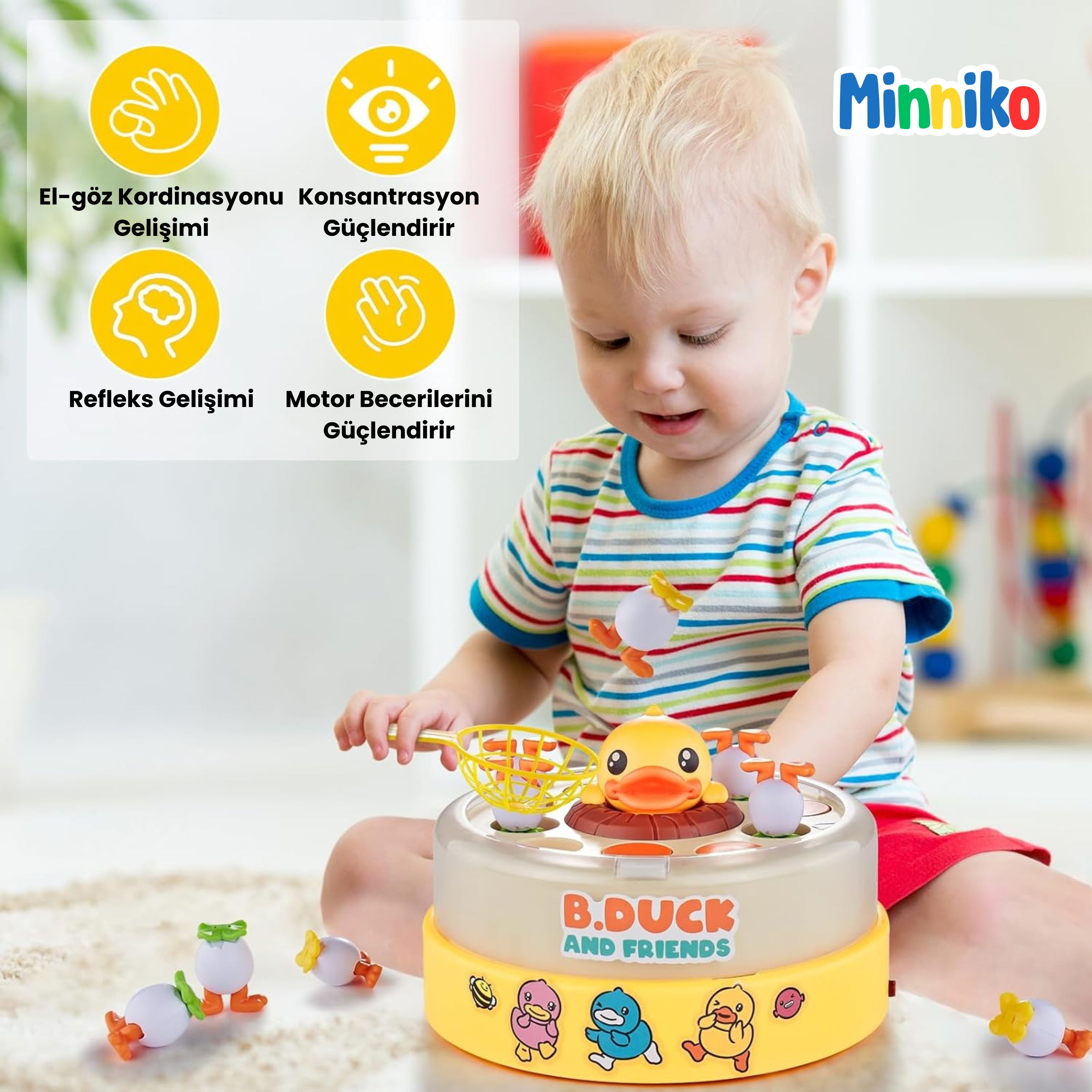 Minik Ördekler® Ördek Yakalama Oyunu